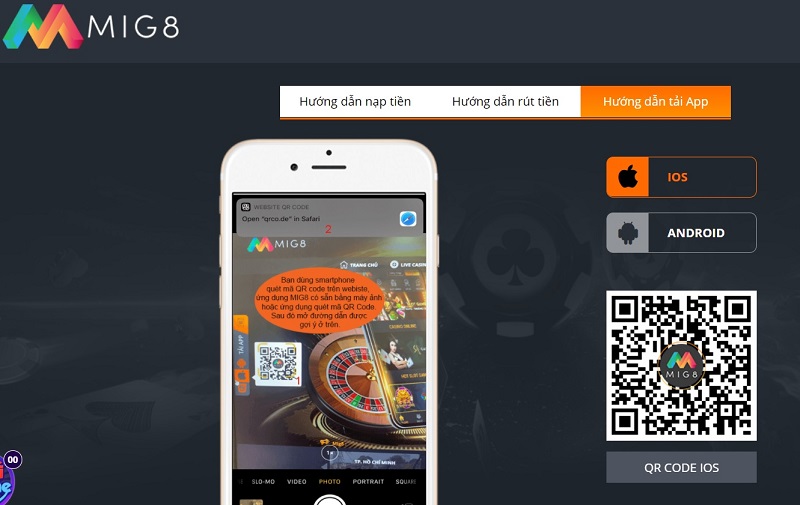 Tải app Mig8 cho Android