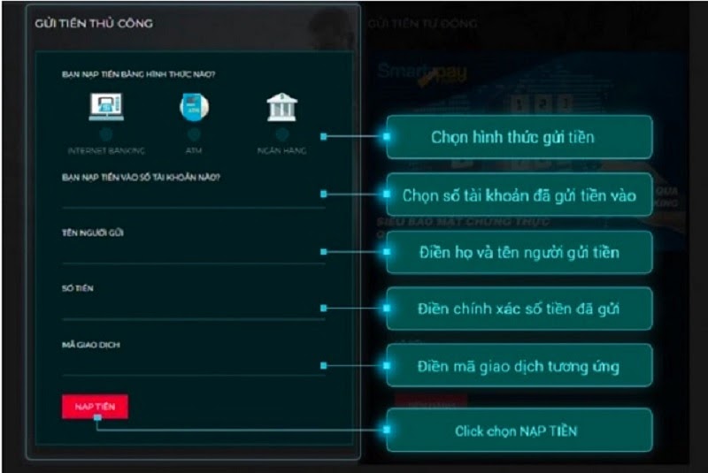 Hướng dẫn nạp rút tiền Lucky88 nhanh chóng, an toàn nhất