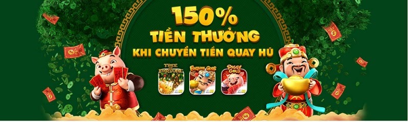 Thưởng ngay 150% cho các cược thủ khi tham gia cược quay hũ tại FB88