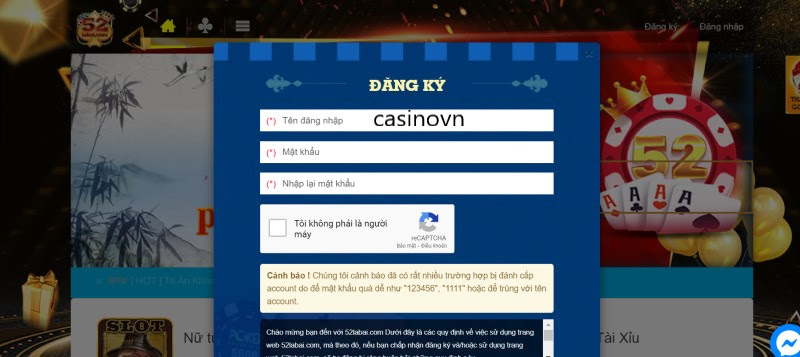 Đăng ký game bài đổi thưởng 52Labai com
