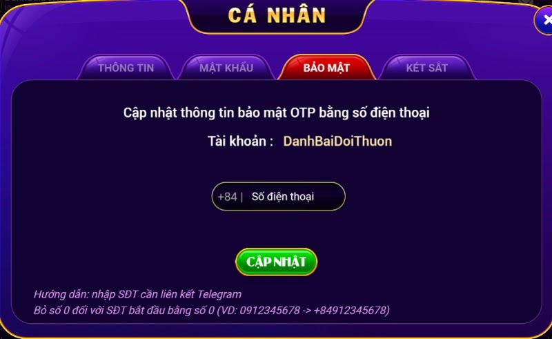 Bảo mật SaoClub