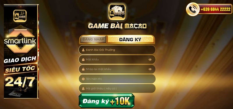 Đăng ký ACE88