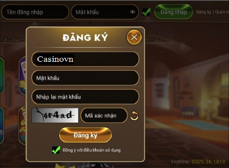 Đăng ký zindo club