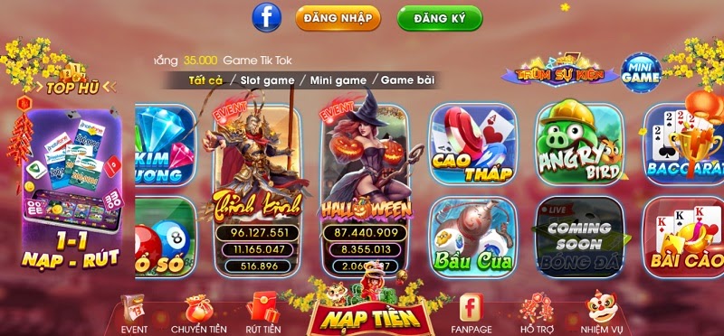 Giao diện Bon CLub