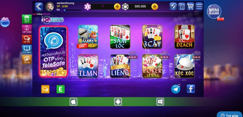 Giao diện Vinbet club