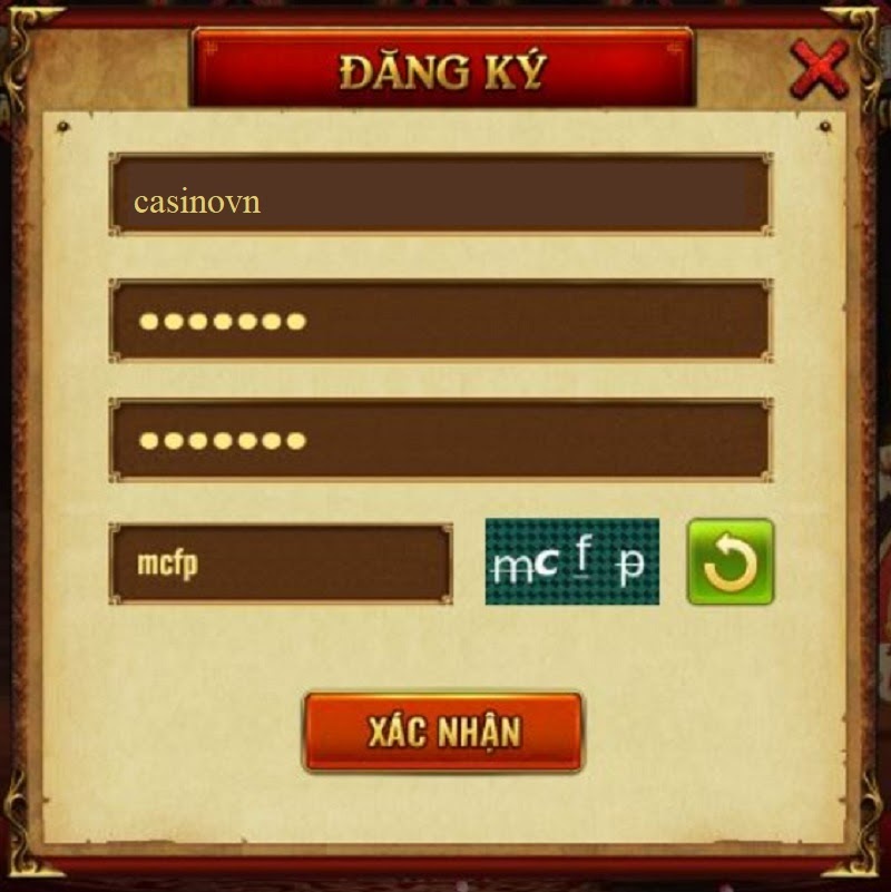 Hướng dẫn đăng ký tài khoản cổng game Vua win