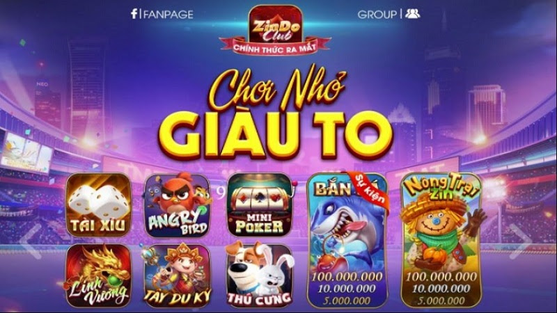 Kho game zindo club