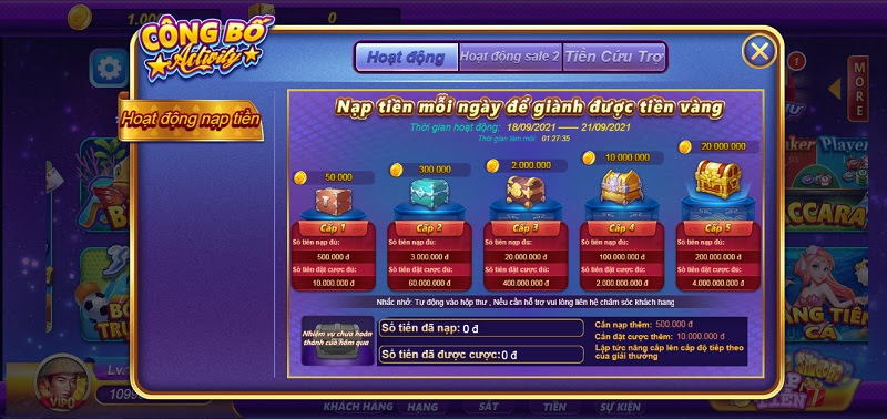 Khuyến mãi hấp dẫn tại cổng Game v99 Club