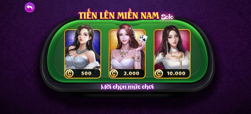 Game bài tiền lên Choang Vip