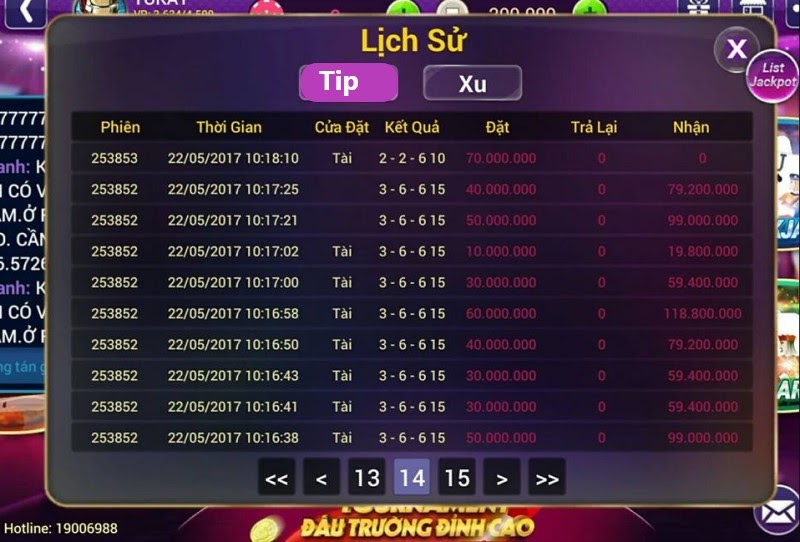 Nạp tiền Tip Club 