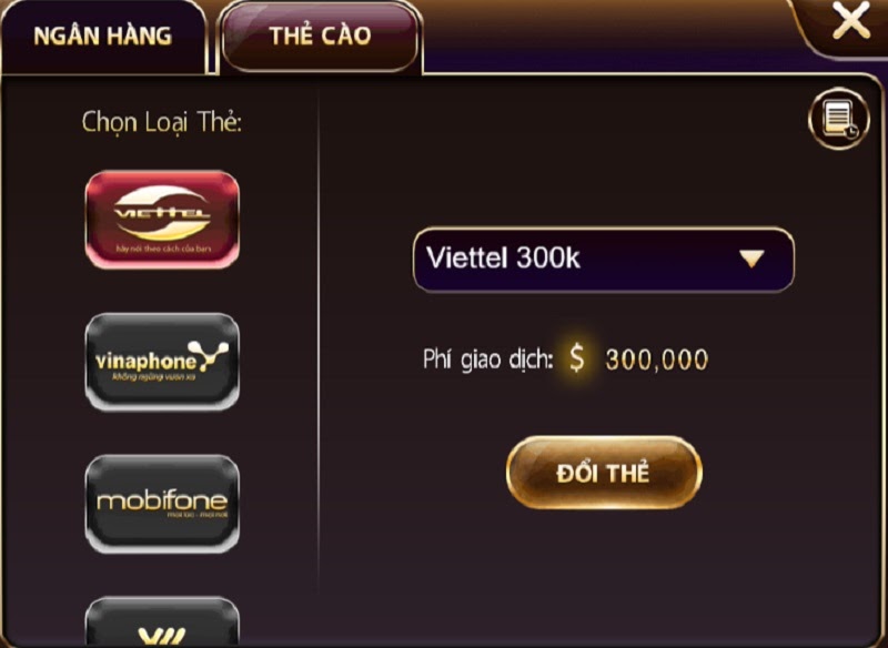 Rút tiền May Club