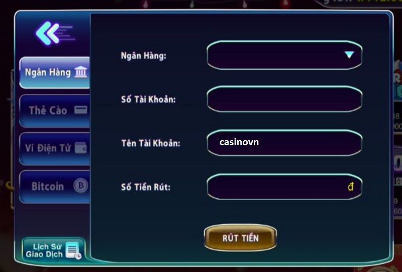 Rút tiền Coin68 Club
