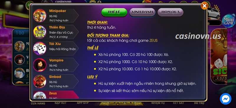 Khuyến mãi Nohu Club