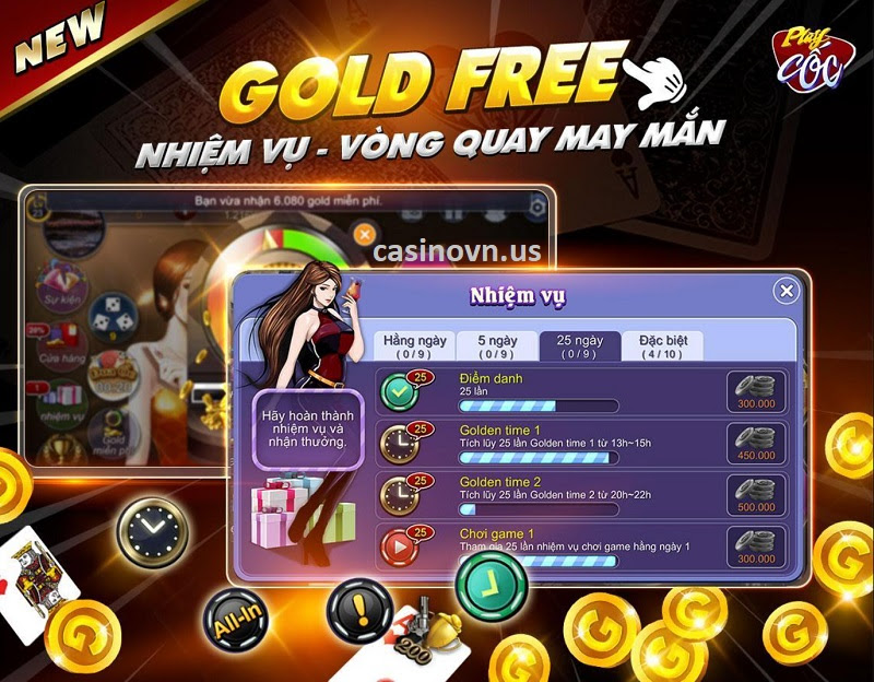 Nhiệm vụ tại PlayCoc