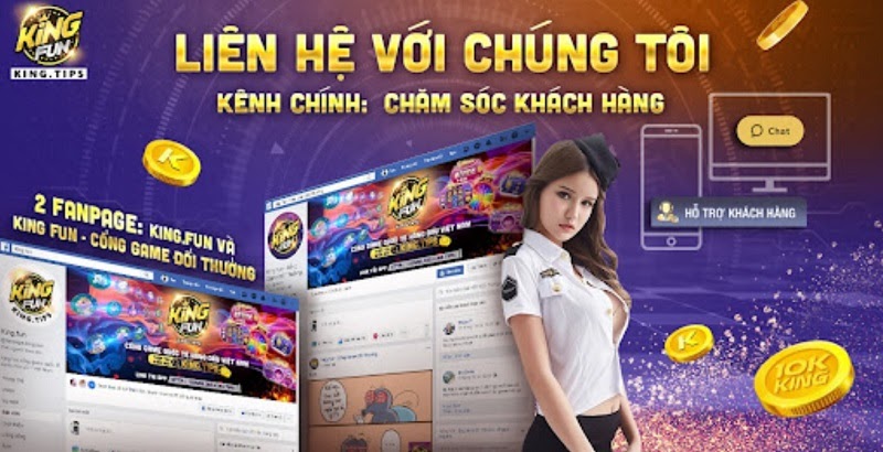 Hỗ trợ người chơi King Fun
