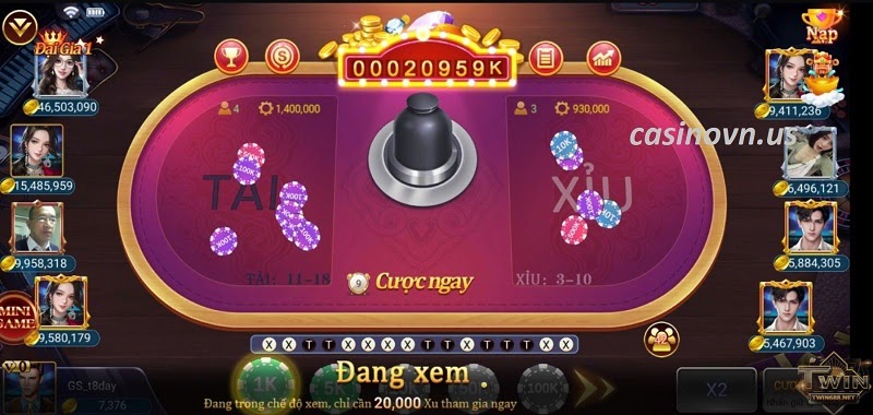 Game bài hấp dẫn tại Twin68