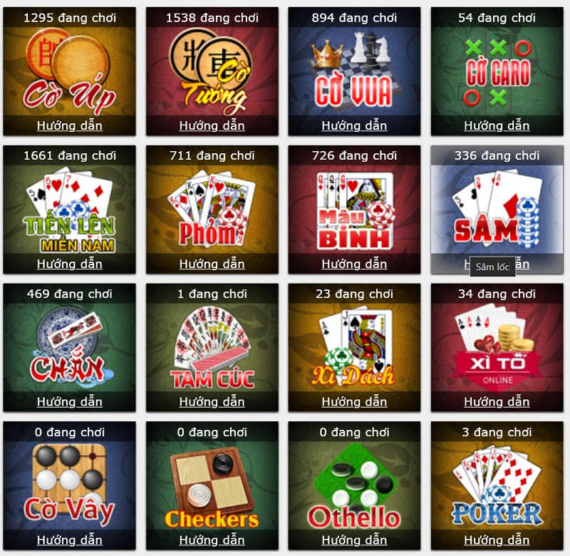 Hệ thống game bài GameVH net