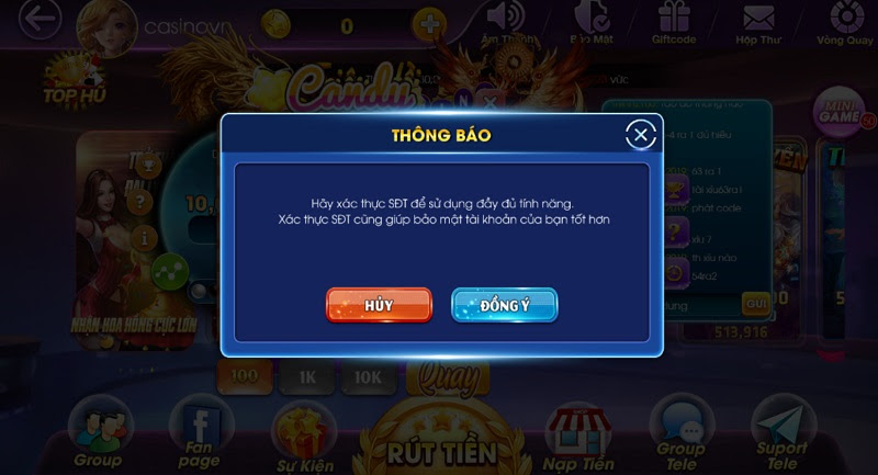 Bảo mật E168 Club