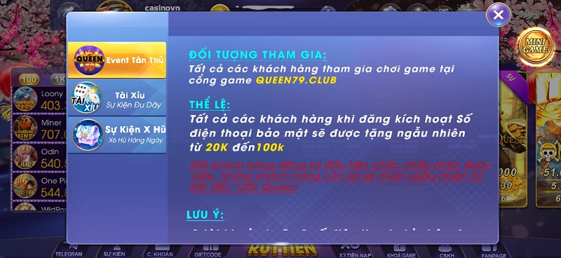 Ưu đãi Queen79
