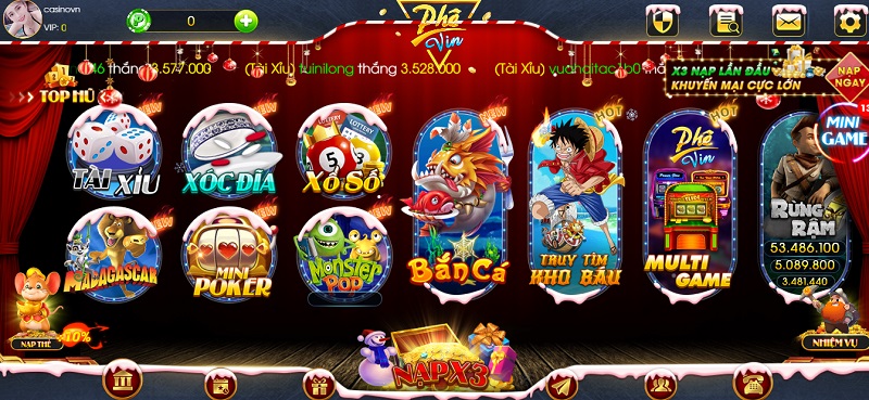 Giao diện Phê Vin