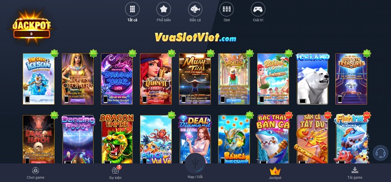 Giao diện Vua Slot Việt