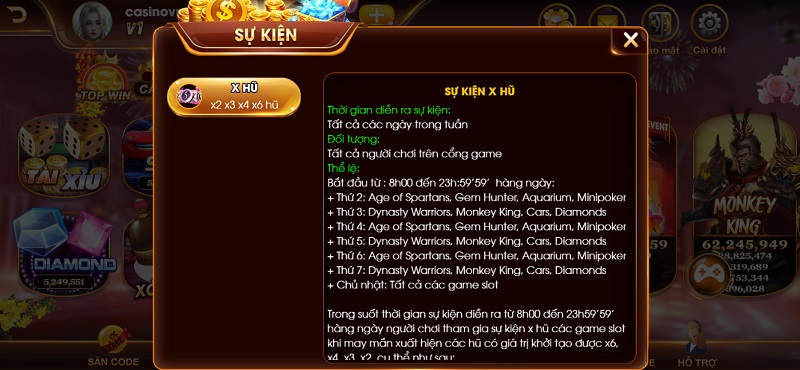 Sự kiện game bài uy tín San Club