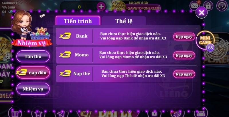 Khuyến mãi GameTopOne Club