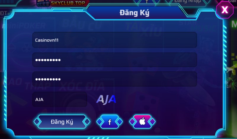 Đăng ký Sky Club