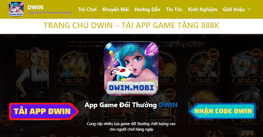 Game bài đổi thưởng DWIN - Khám phá thiên đường game bài đỉnh cao
