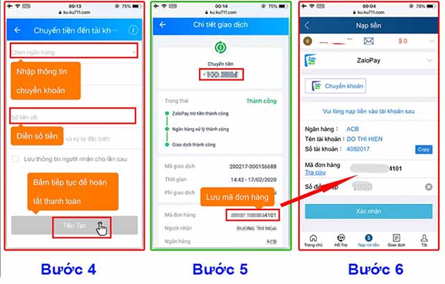 Hướng dẫn nạp tiền KUBET qua Zalo Pay